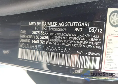 2013 Mercedes-Benz E 350 4Matic from USA, damaged, VIN WDDHH8JB1DA669667